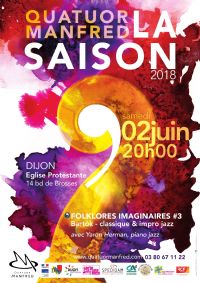 Folklores Imaginaires 3. Le samedi 2 juin 2018 à Dijon. Cote-dor.  20H00